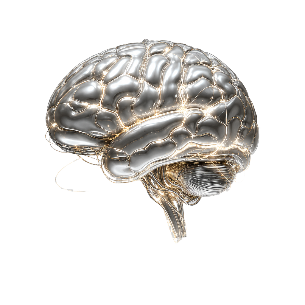 Cerebro digital que representa IA Automation y capacitación en inteligencia artificial